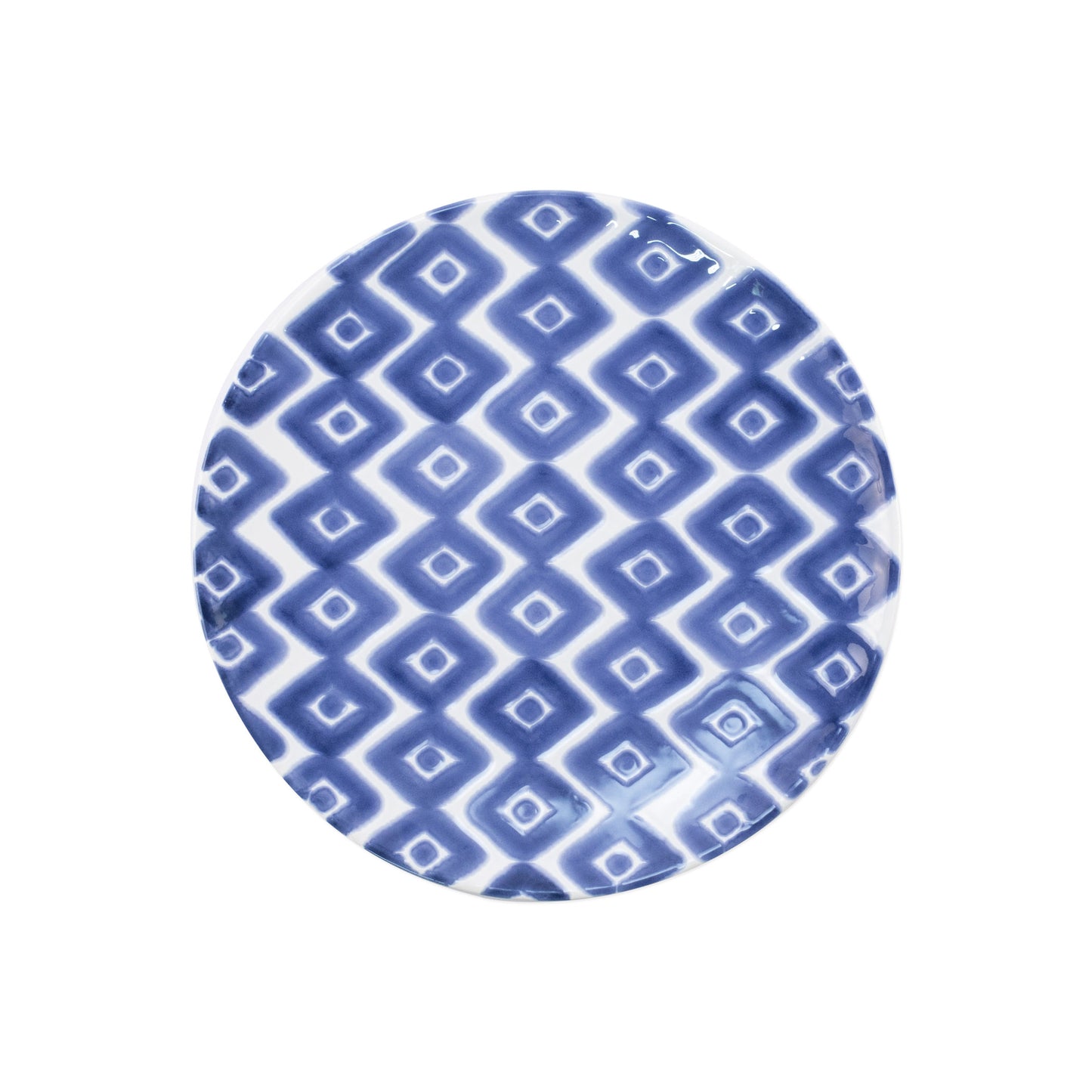 VIETRI Santorini Diamond Salad Plate