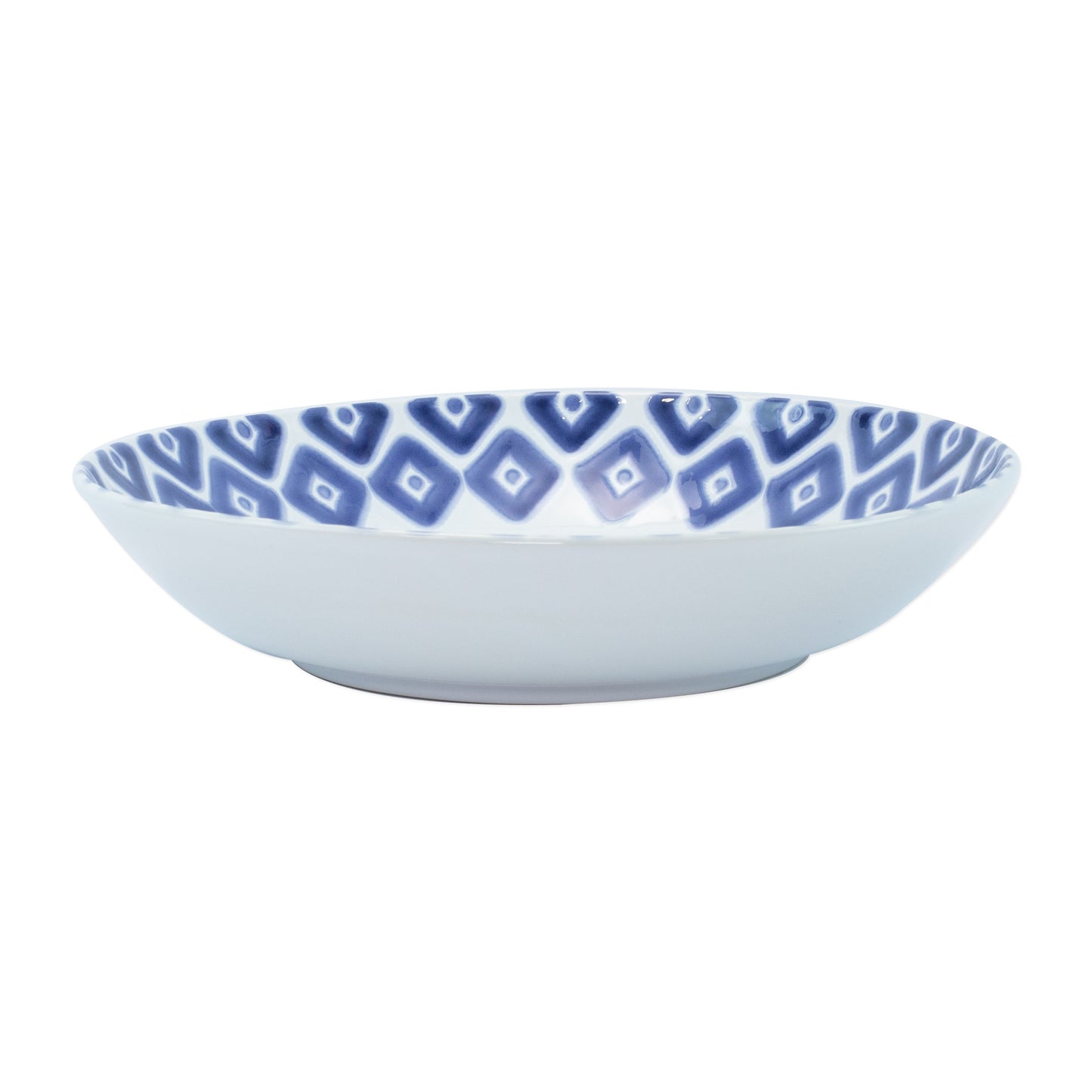 VIETRI Santorini Diamond Medium Serving Bowl