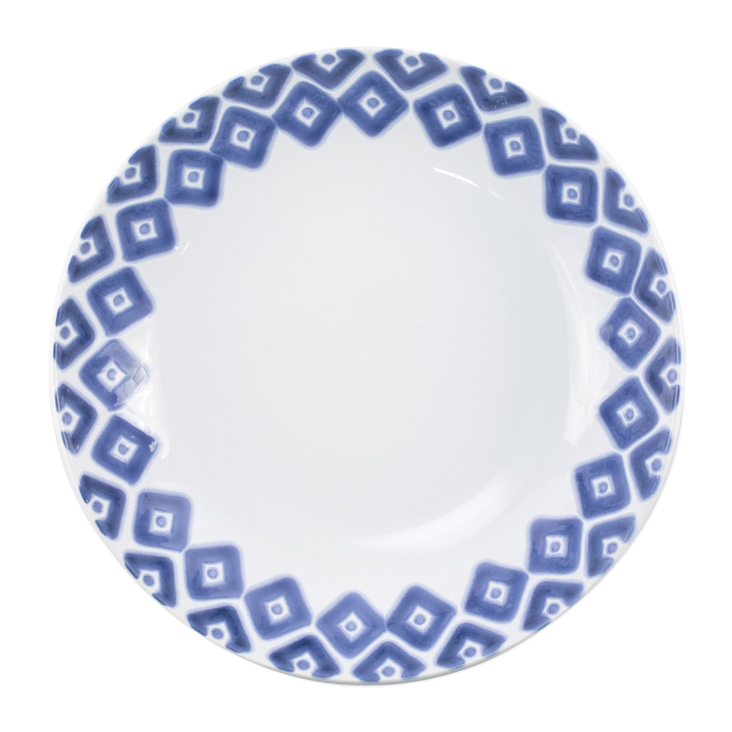 VIETRI Santorini Diamond Medium Serving Bowl