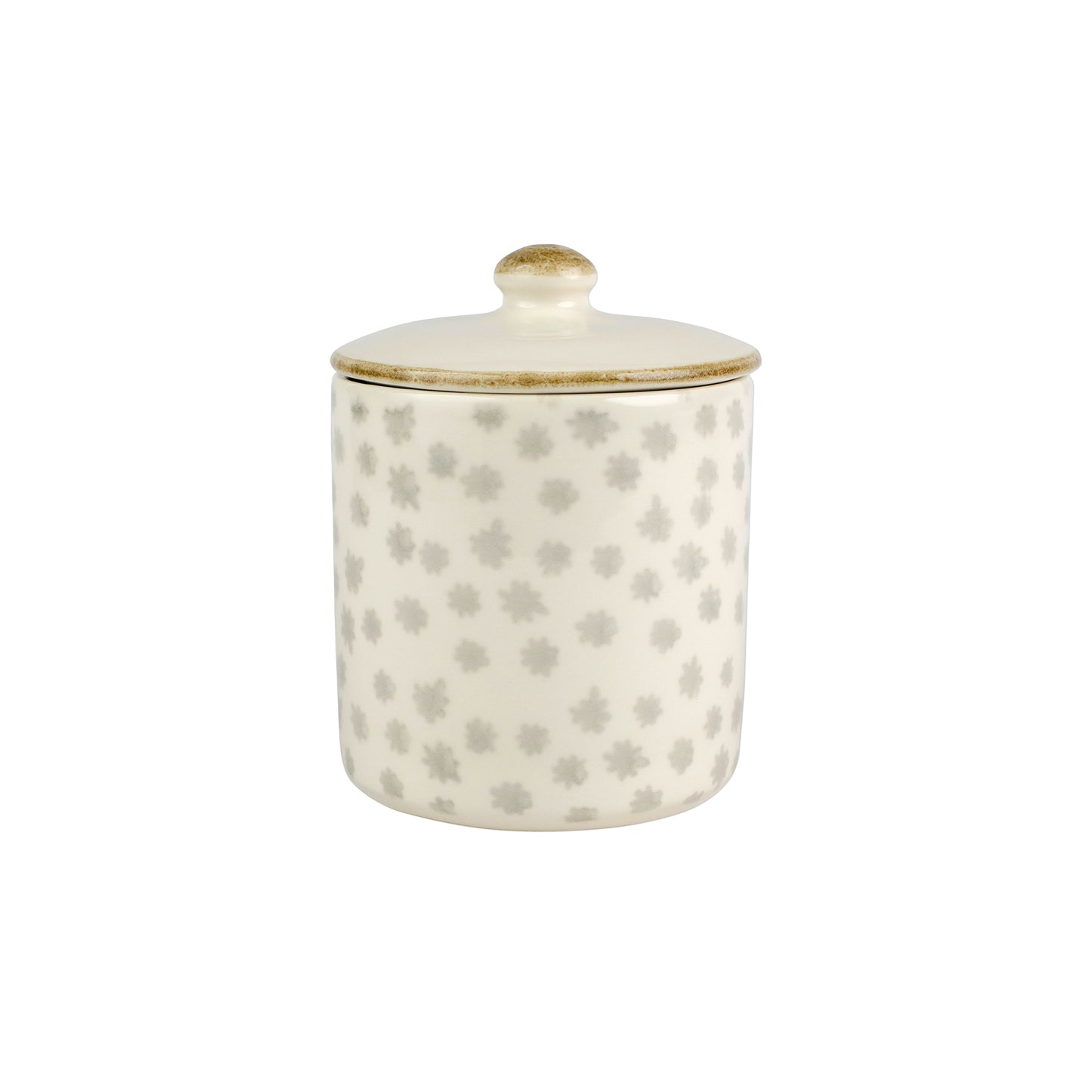 VIETRI Earth Flower Small Canister