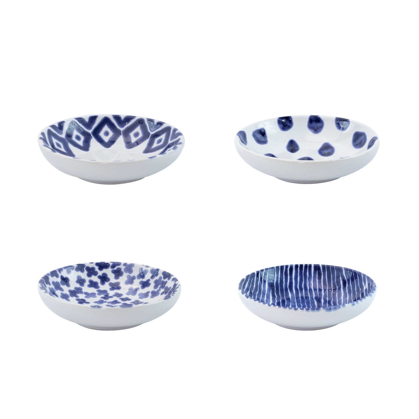 VIETRI Santorini Stripe Condiment Bowl