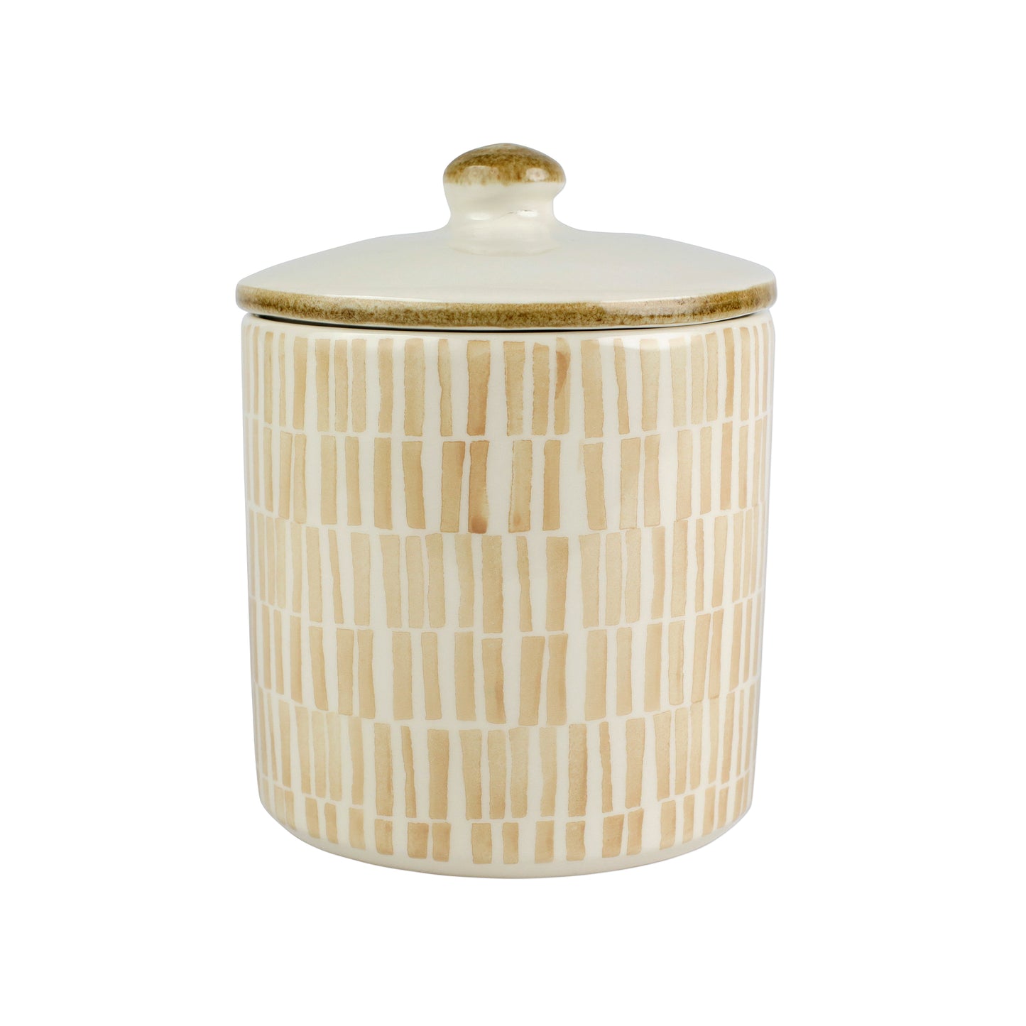 VIETRI Earth Bamboo Medium Canister
