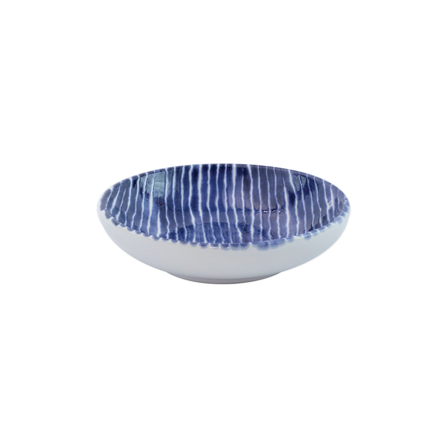VIETRI Santorini Stripe Condiment Bowl