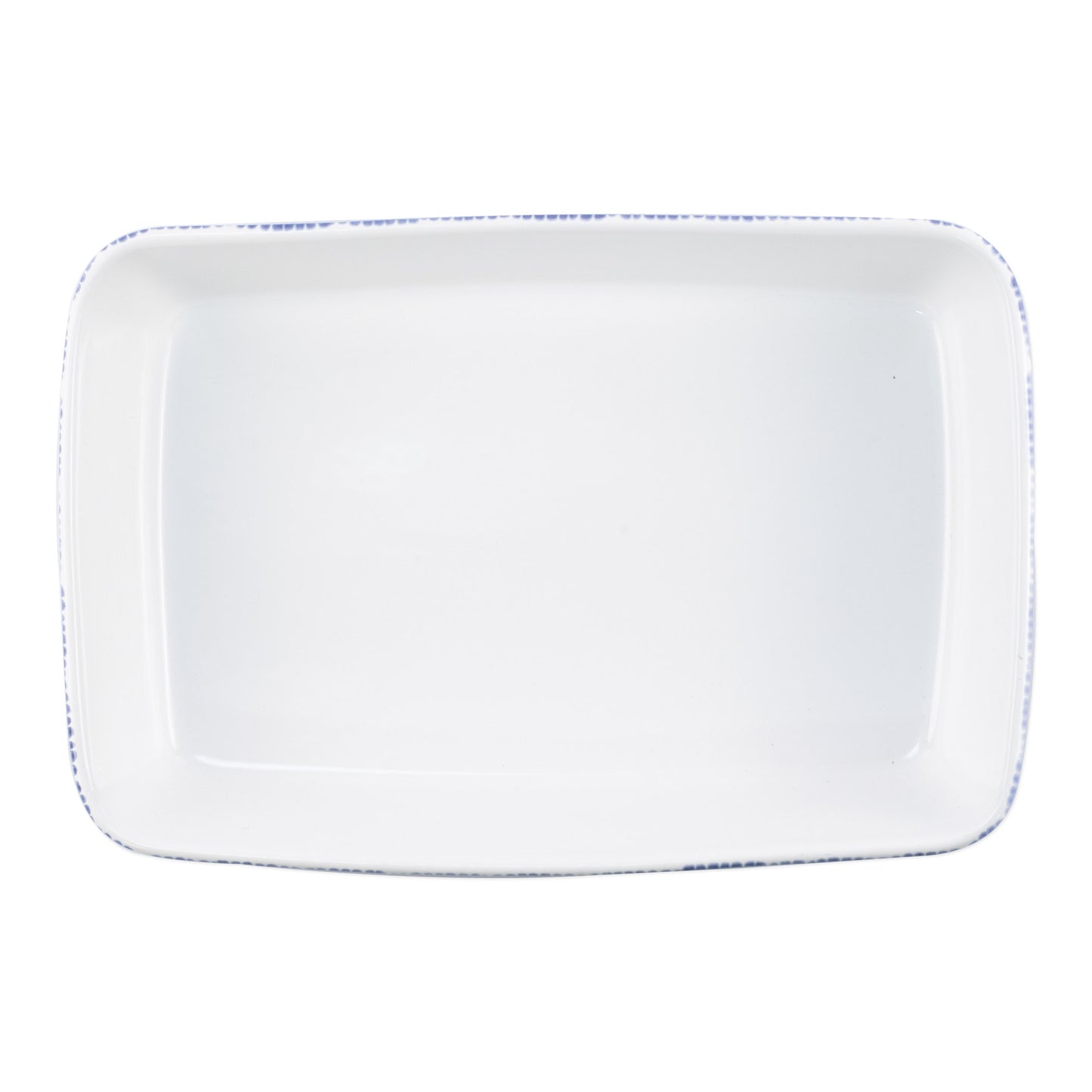 VIETRI Santorini Stripe Rectangular Baker