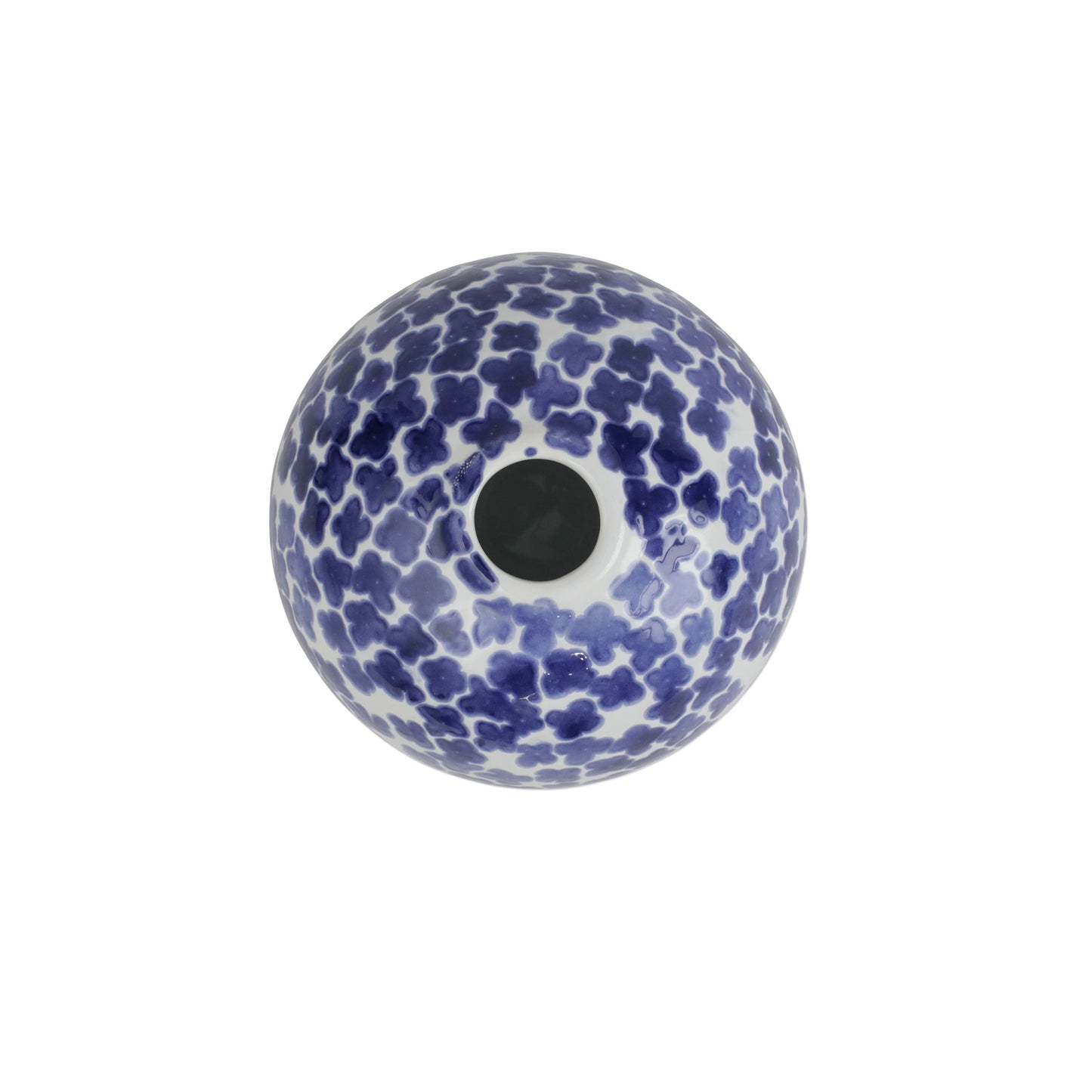 VIETRI Santorini Flower Round Vase