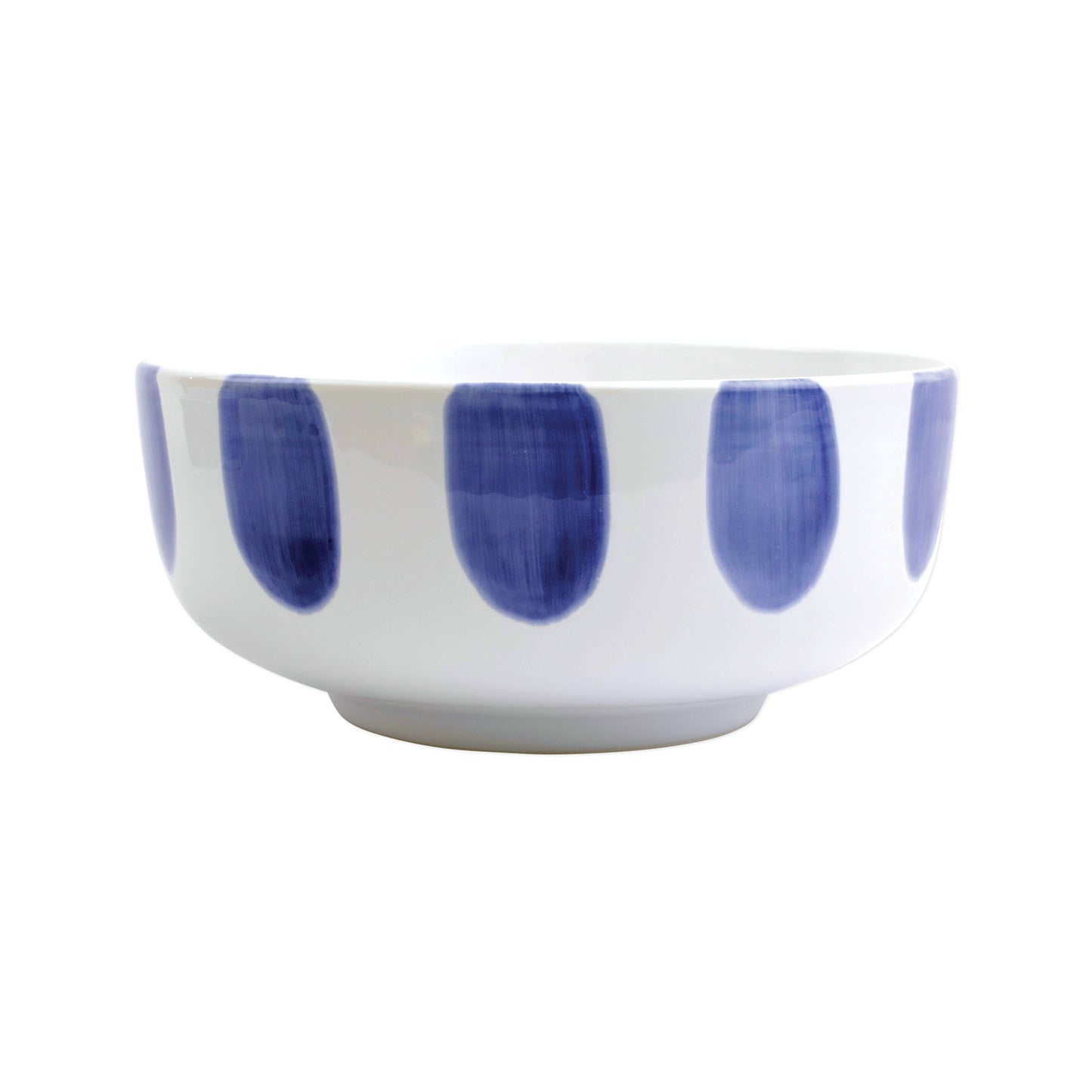 VIETRI Santorini Dot Large Footed Serving Bowl