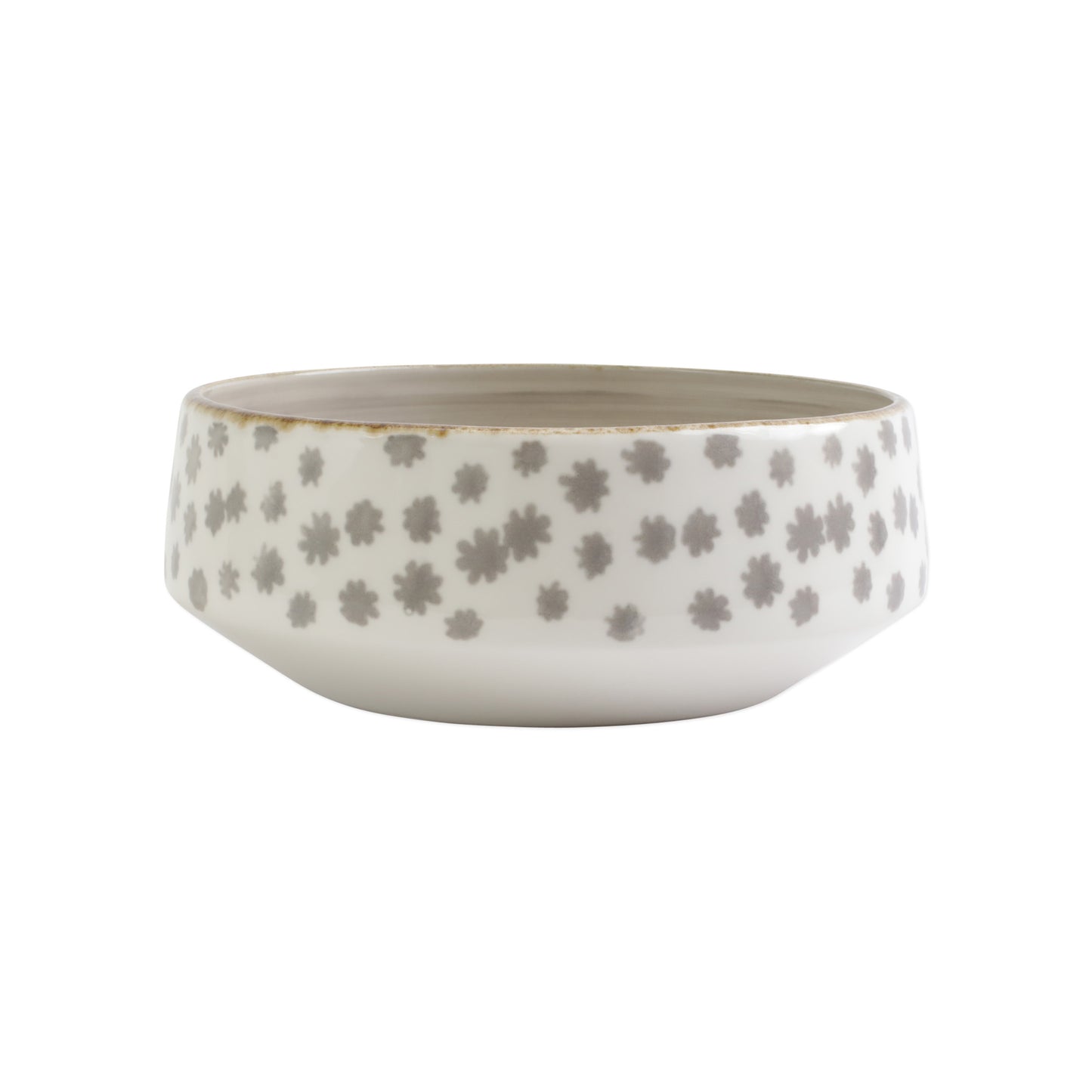 VIETRI Earth Flower Medium Shallow Bowl