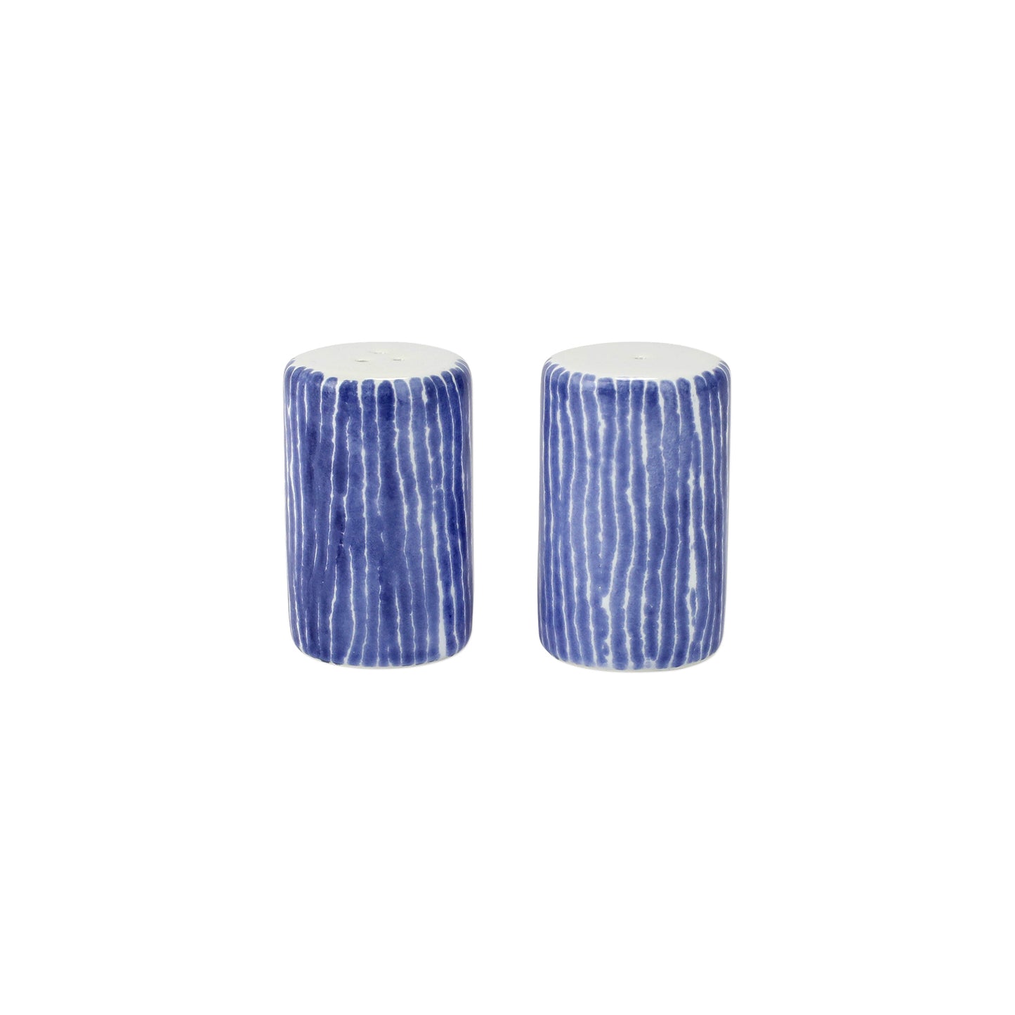 VIETRI Santorini Stripe Salt & Pepper