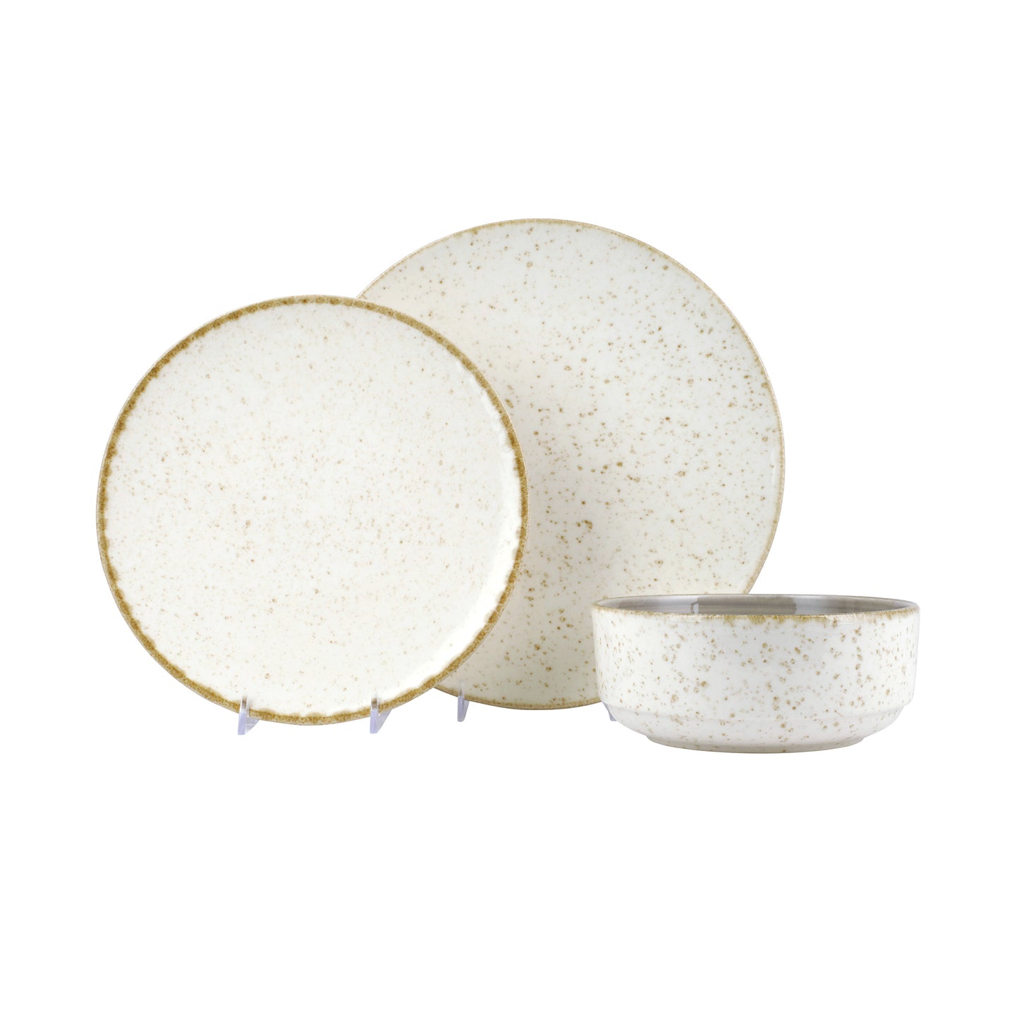 VIETRI Earth Eggshell Cocktail Plate