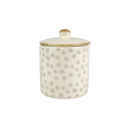 VIETRI Earth Flower Small Canister